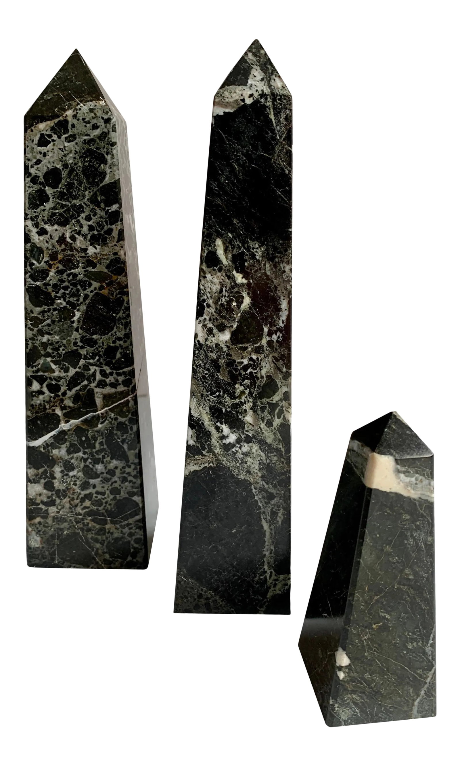 Marble Obelisk Paper Weight Bookends - Set of 3 (1 of 13)