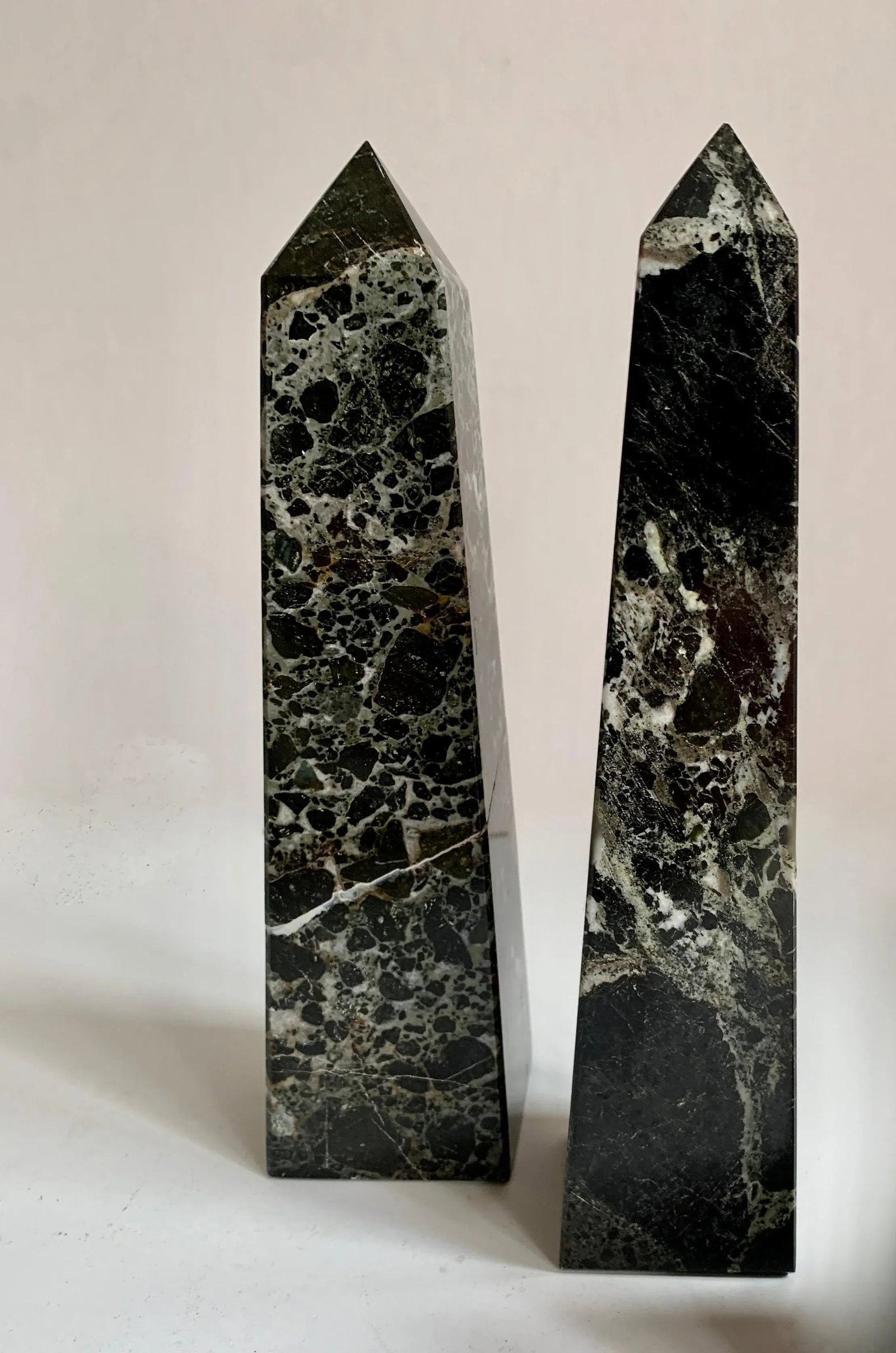 Marble Obelisk Paper Weight Bookends - Set of 3 - 5