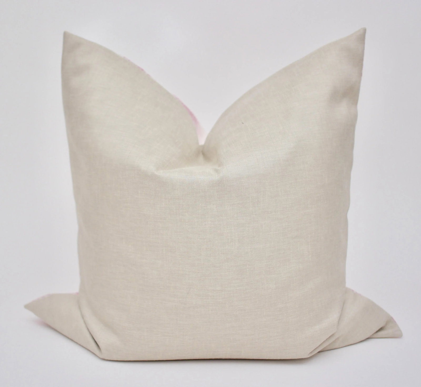 Isobel "Speckled Stripe" 24" Square Belgian Linen Pillow - 2