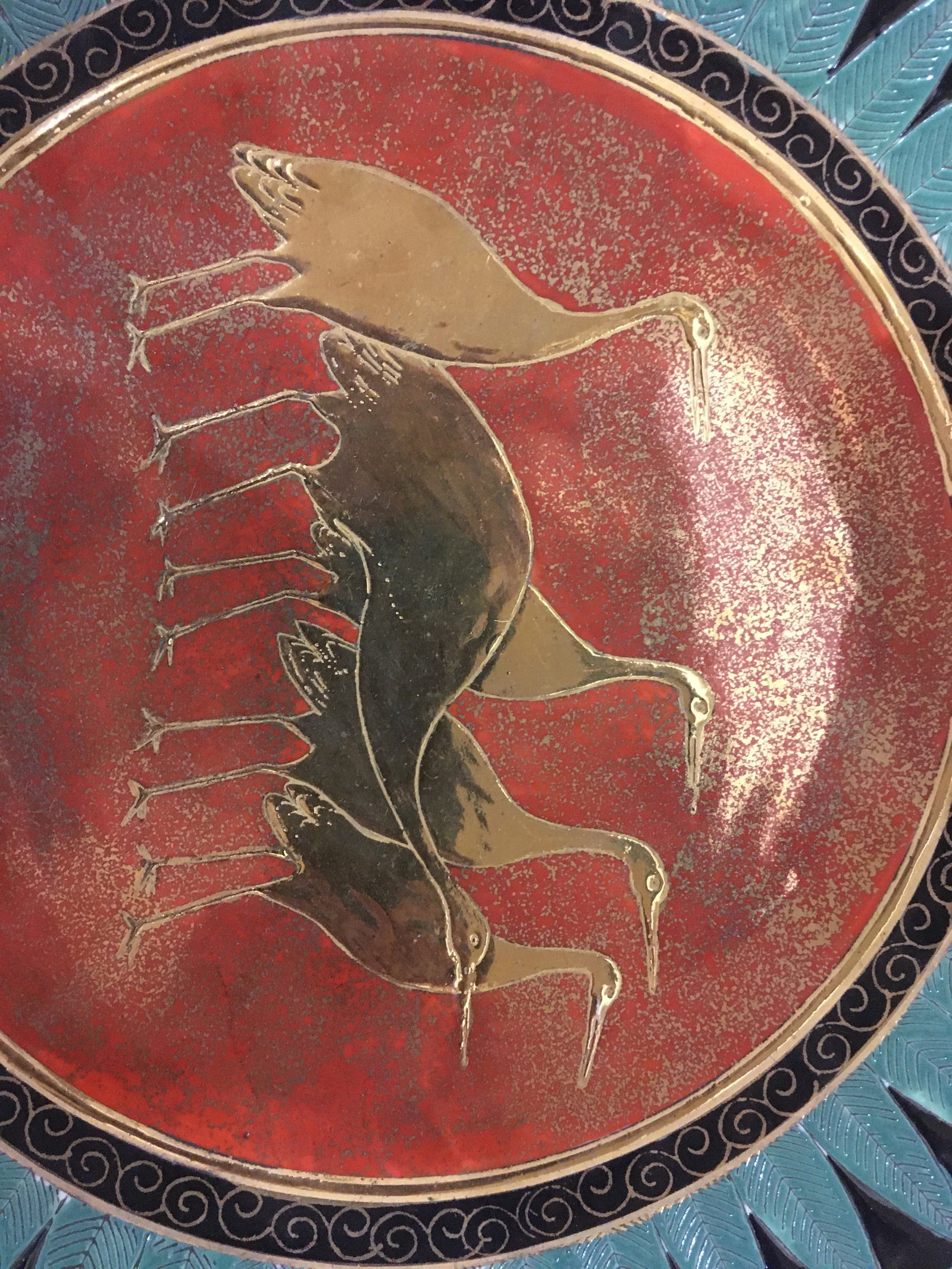 Vintage Egyptian Revival Ceramic Plate - 5