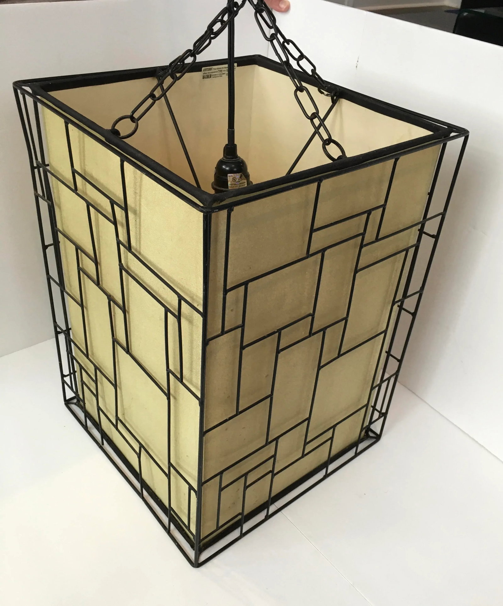 Mid-Century Geometric Light Pendant/Chandelier - 13