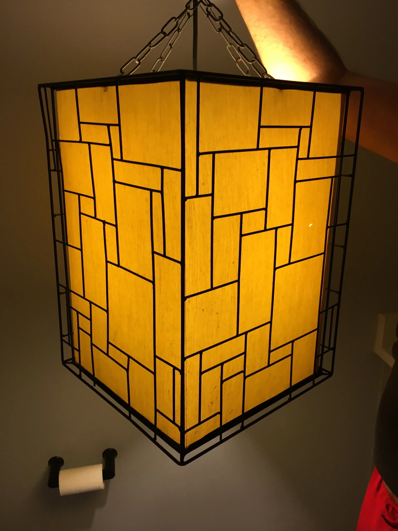 Mid-Century Geometric Light Pendant/Chandelier - 2