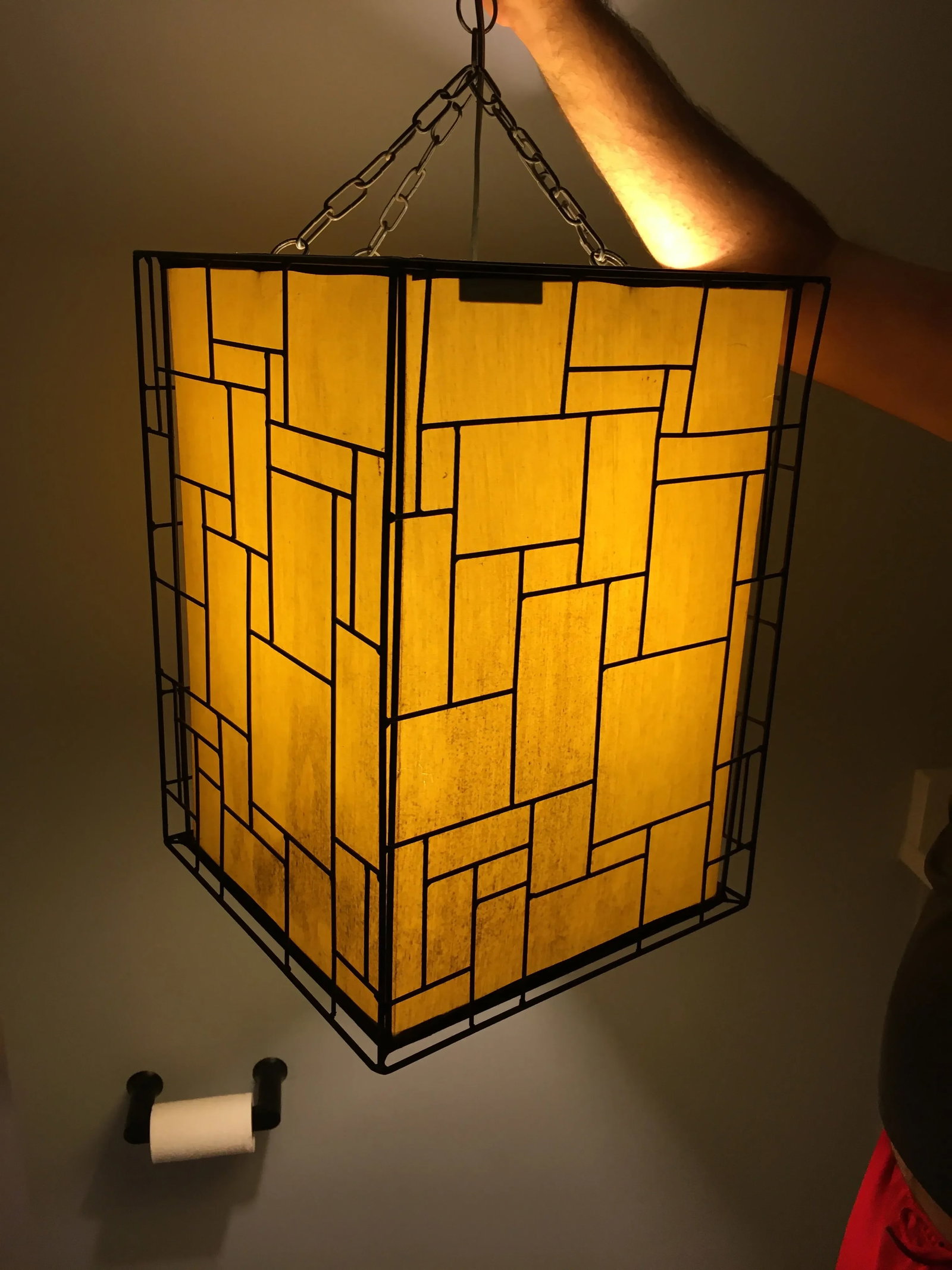 Mid-Century Geometric Light Pendant/Chandelier - 3