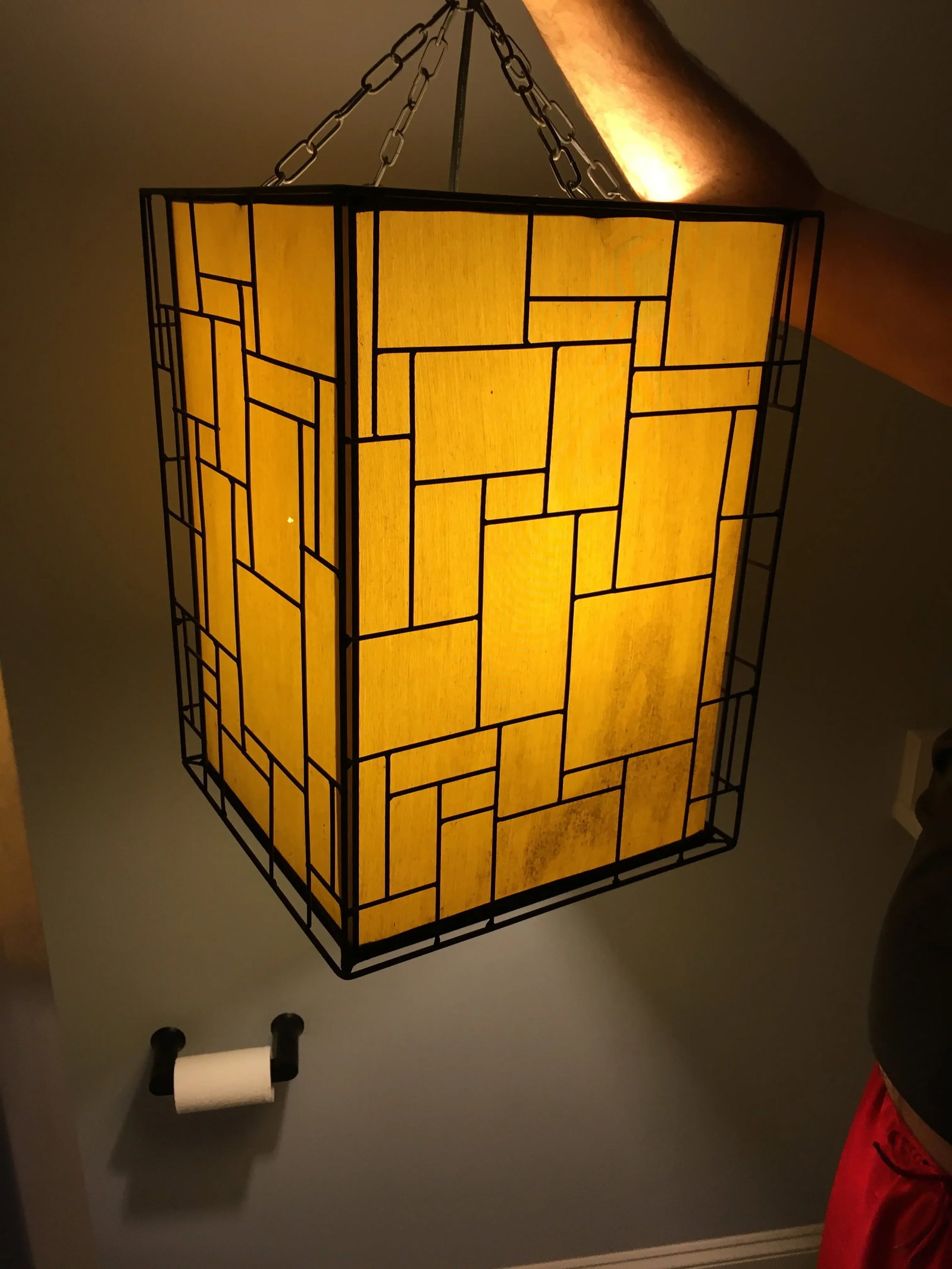 Mid-Century Geometric Light Pendant/Chandelier - 4