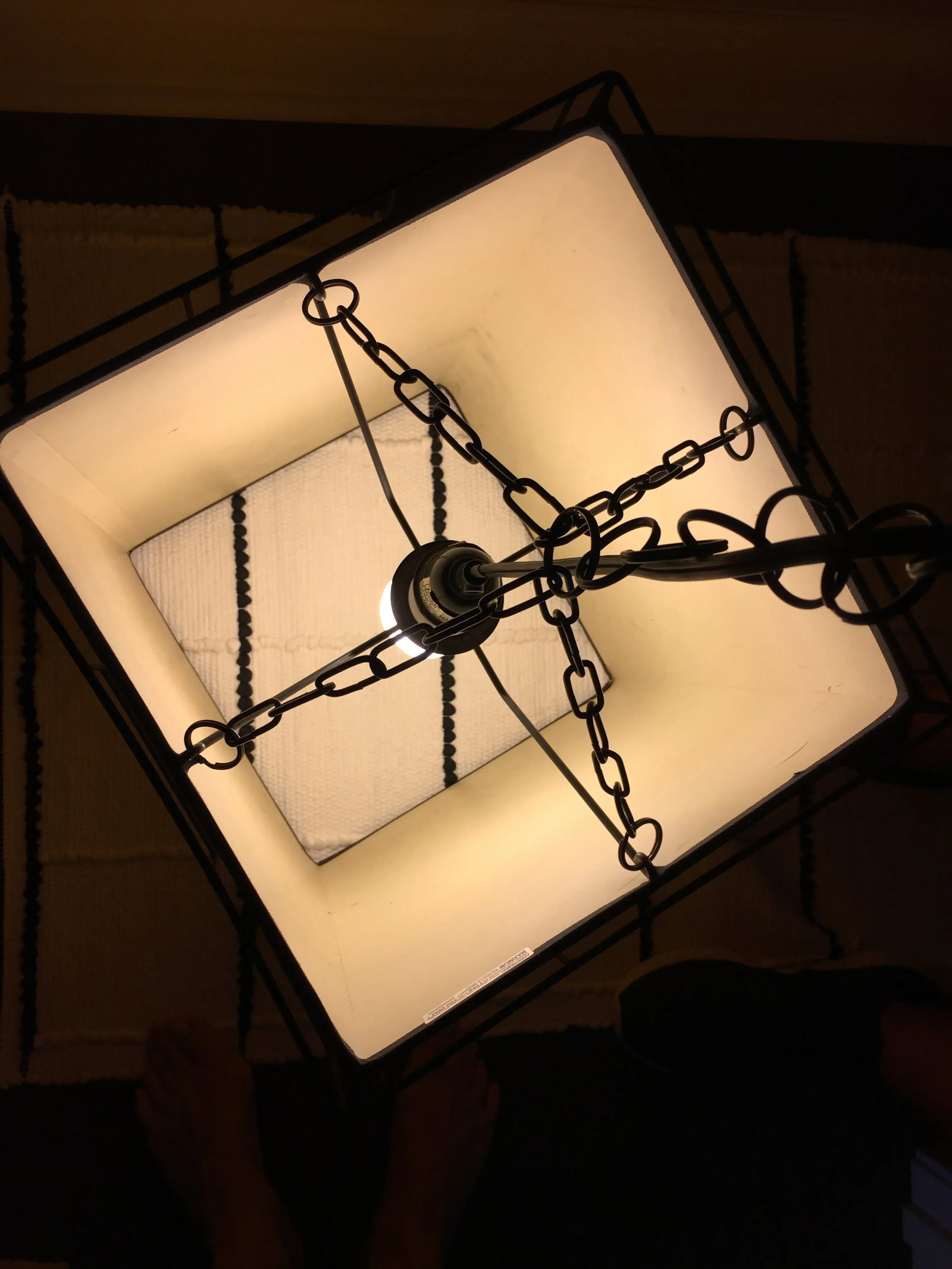 Mid-Century Geometric Light Pendant/Chandelier - 7