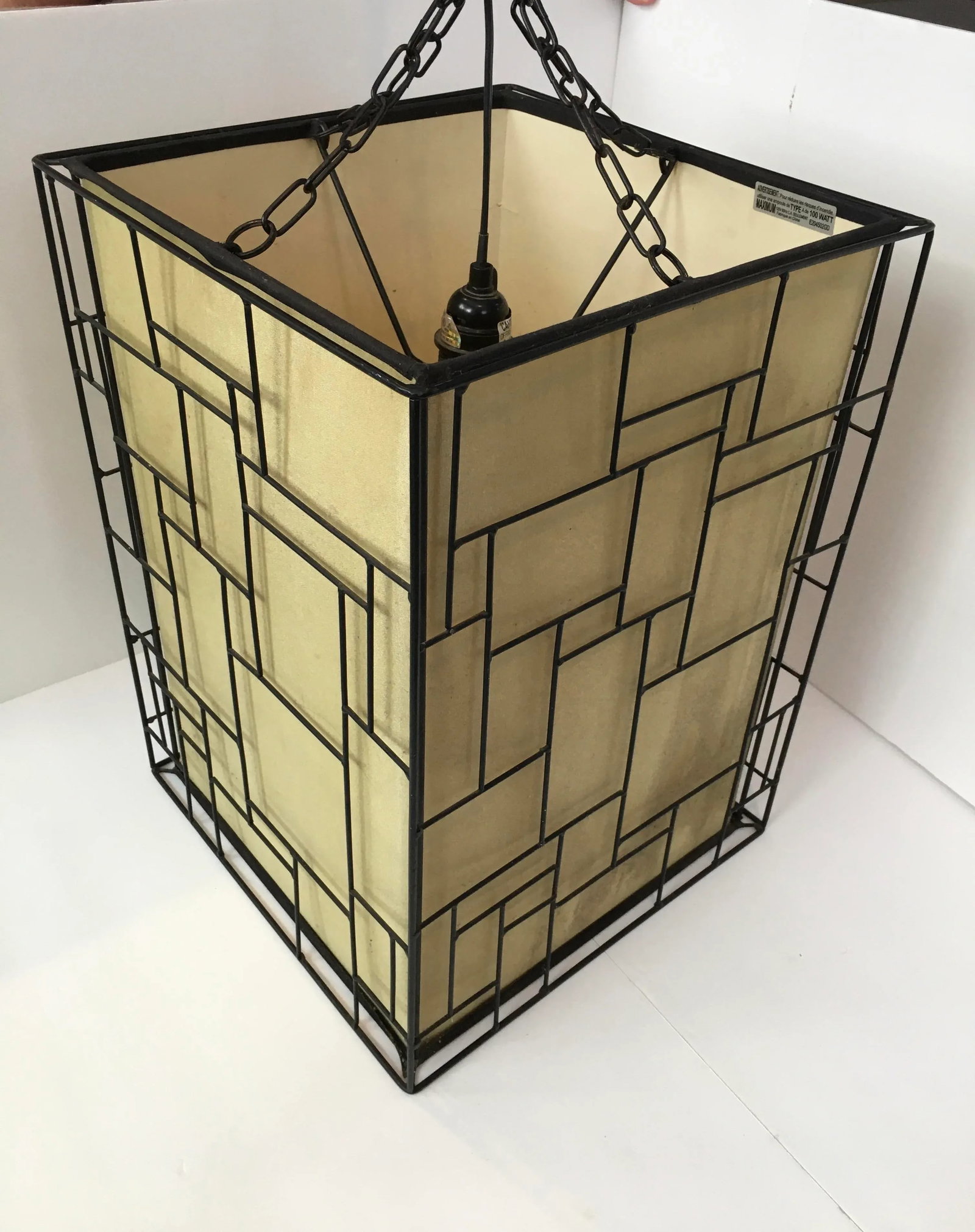 Mid-Century Geometric Light Pendant/Chandelier - 9