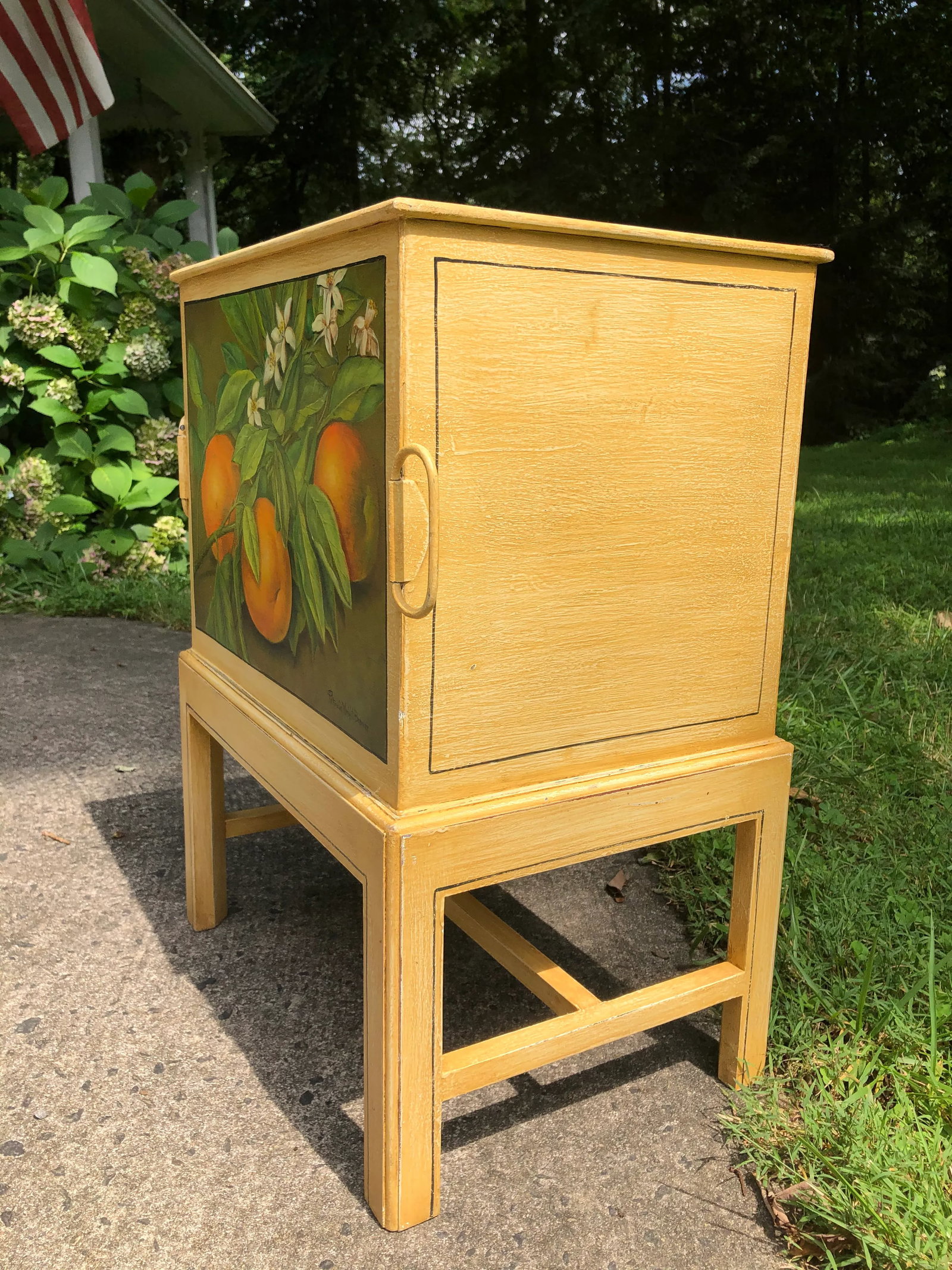 Antique English Document Box on Stand - 3