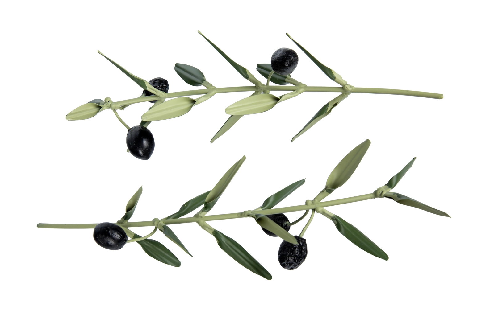 Pair of Olive Branch Sculptures - 7
