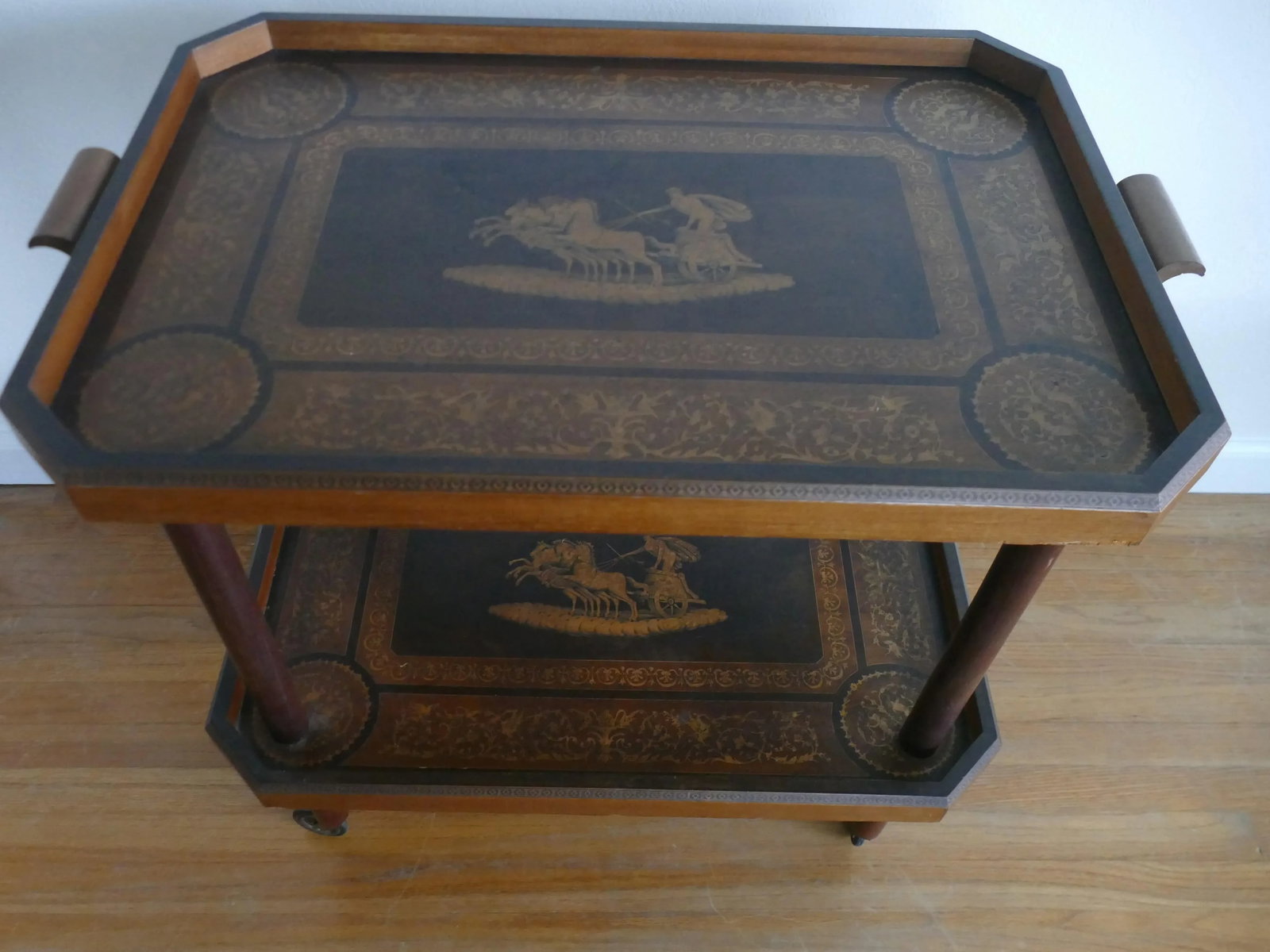 1950s Italian Butlers Tray Bar Cart - 11