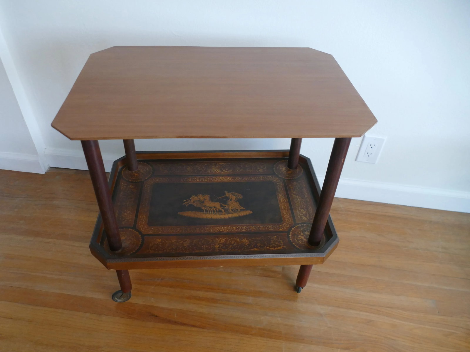 1950s Italian Butlers Tray Bar Cart - 4
