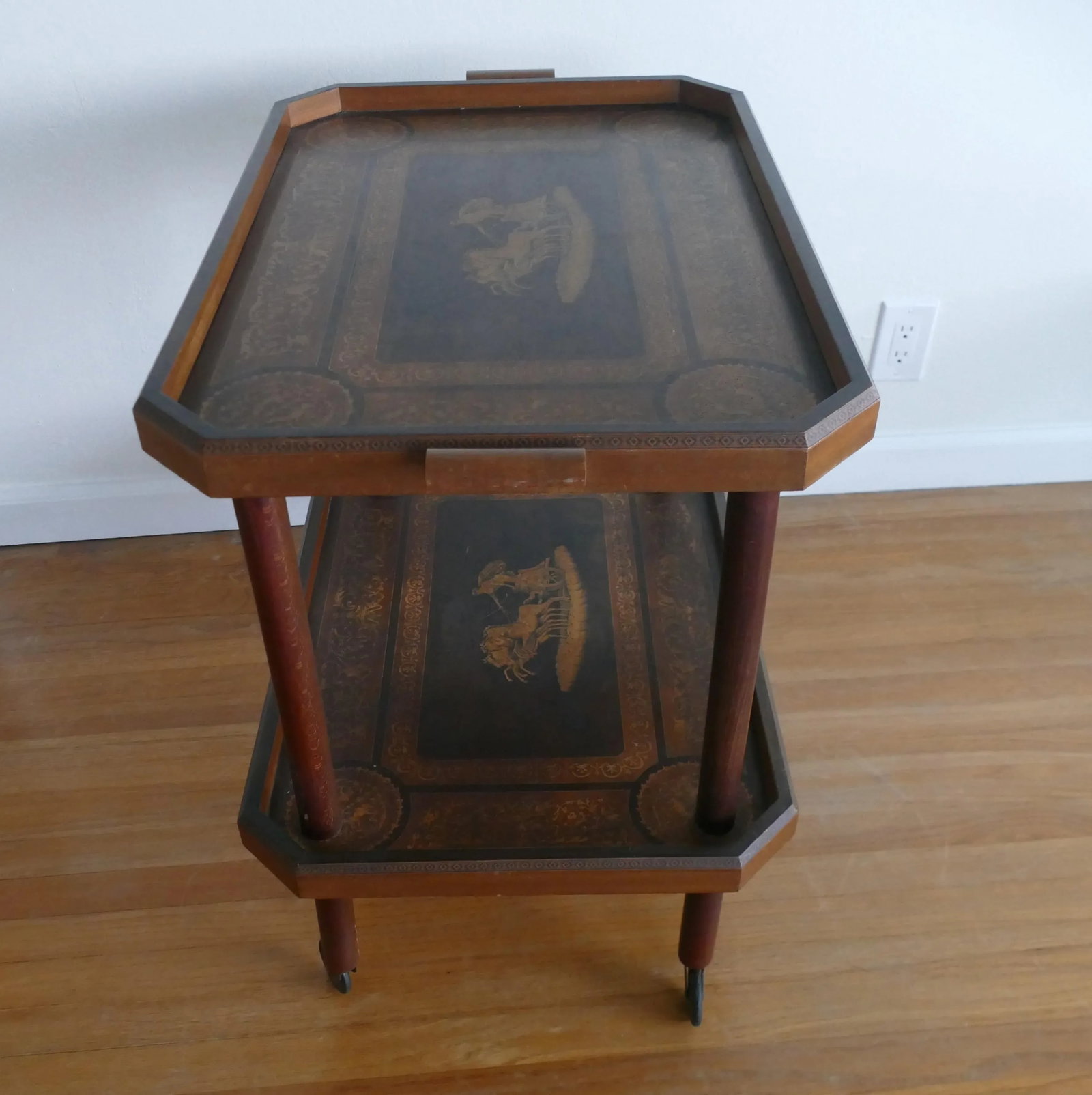 1950s Italian Butlers Tray Bar Cart - 5