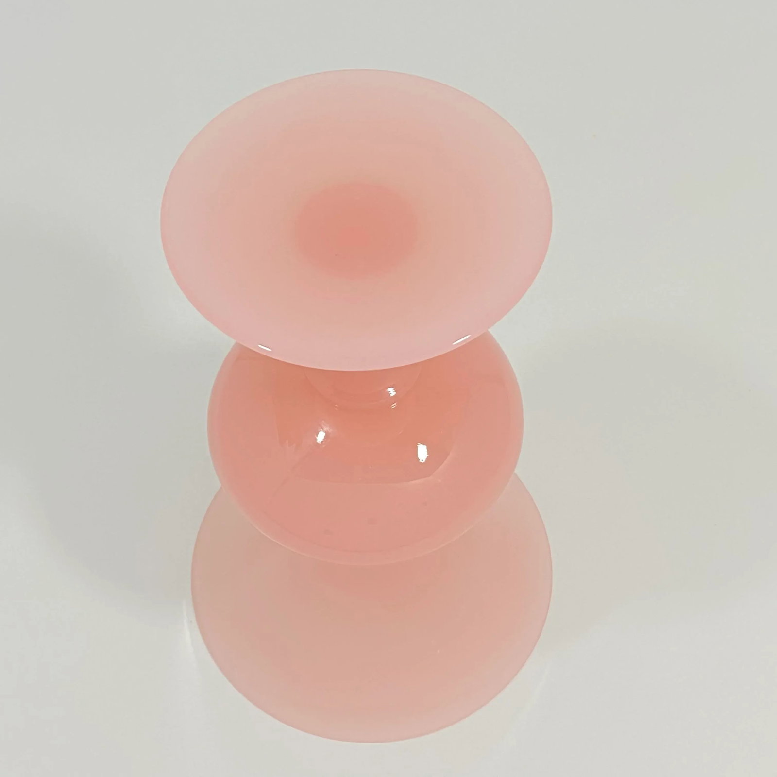 Blush Opaline Glass Vase - 10