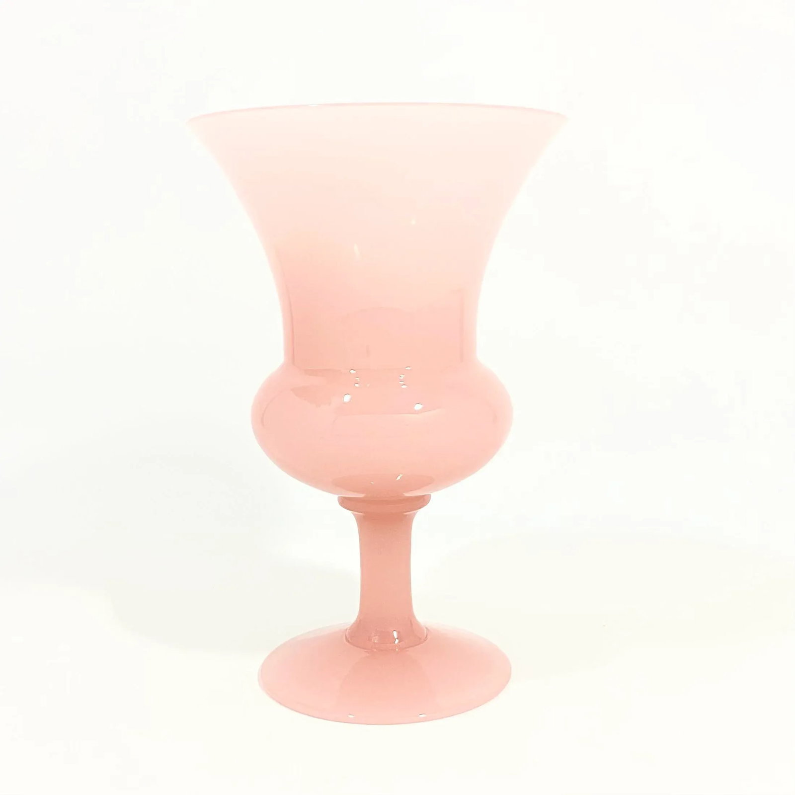 Blush Opaline Glass Vase - 13