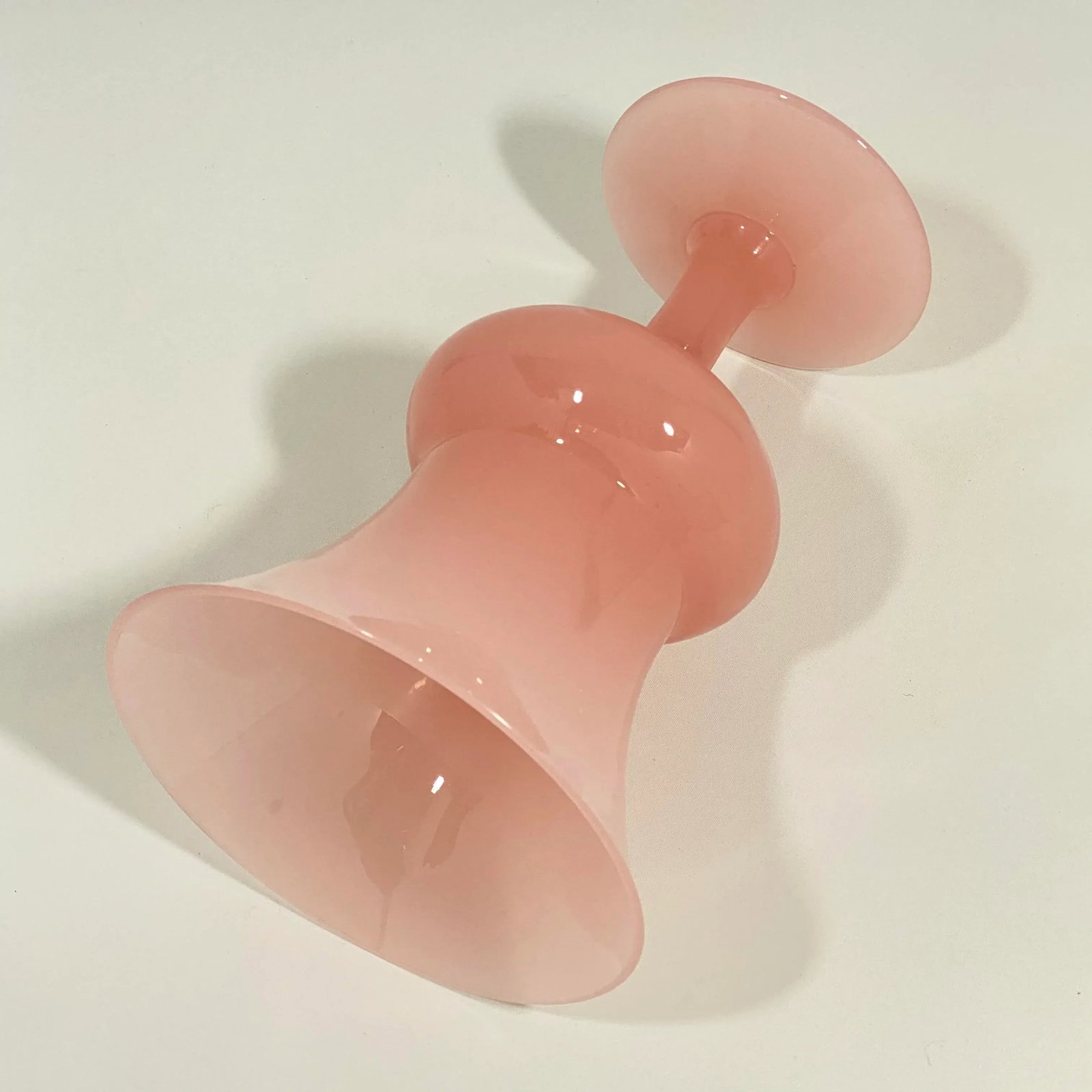 Blush Opaline Glass Vase - 9