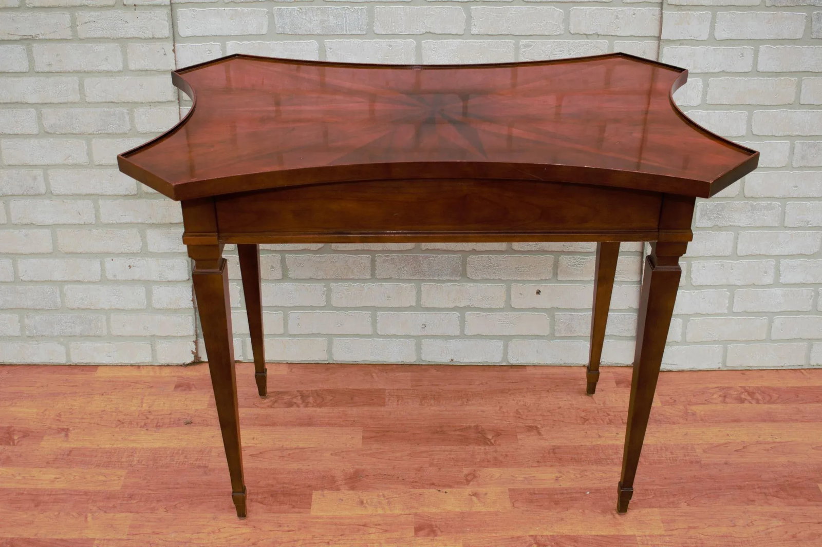 Vintage Baker Furniture Federal Style Inlaid Side Table - 2