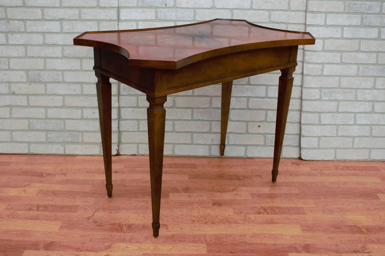 Vintage Baker Furniture Federal Style Inlaid Side Table - 9
