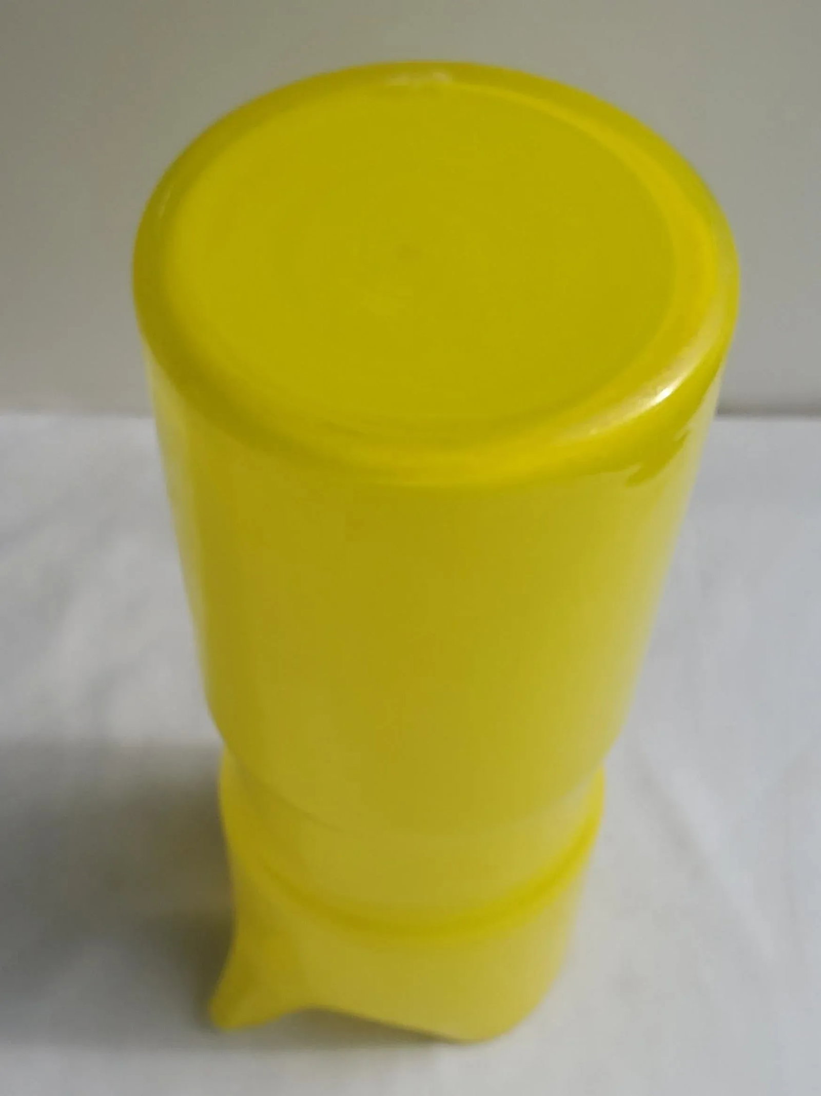 Mid Century Italian Yellow Cased Glass Pitcher - 5