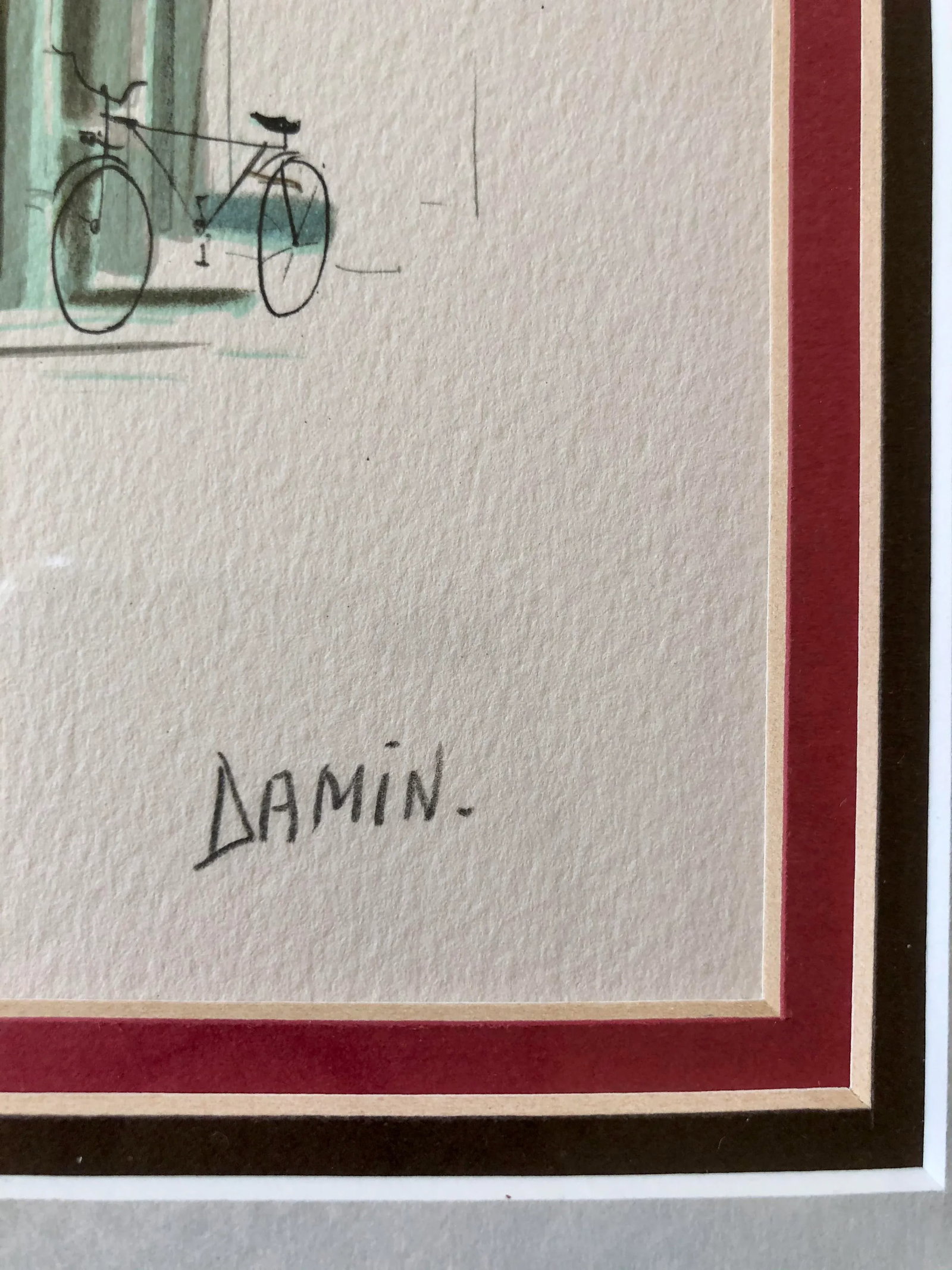 French Bistro Signed Art - 5