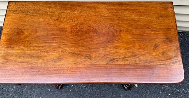 Empire Style Mahogany Card or Game Table Late 19th Century - 8
