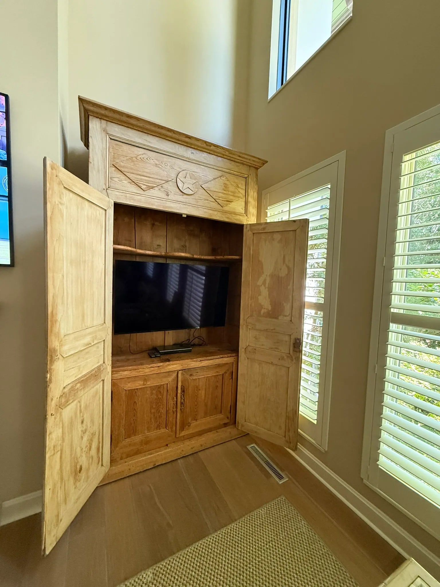 Vintage Two Door Armoire - 2
