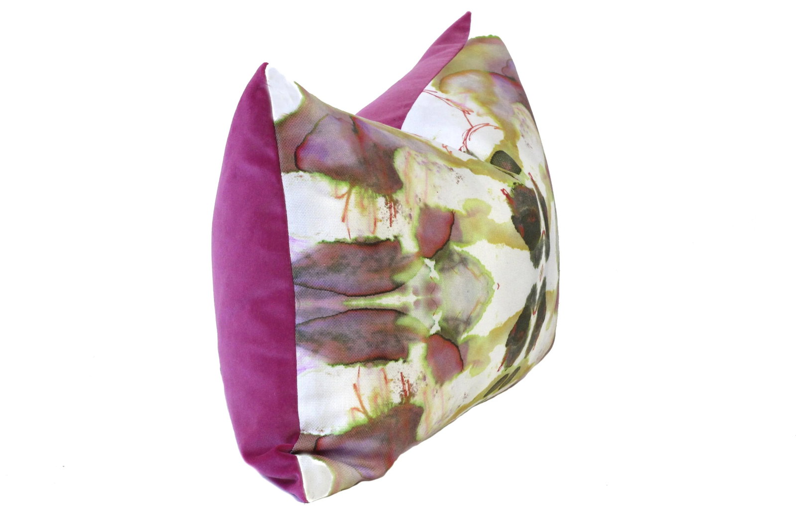 Designer Down Pink Lumbar Pillow - 2