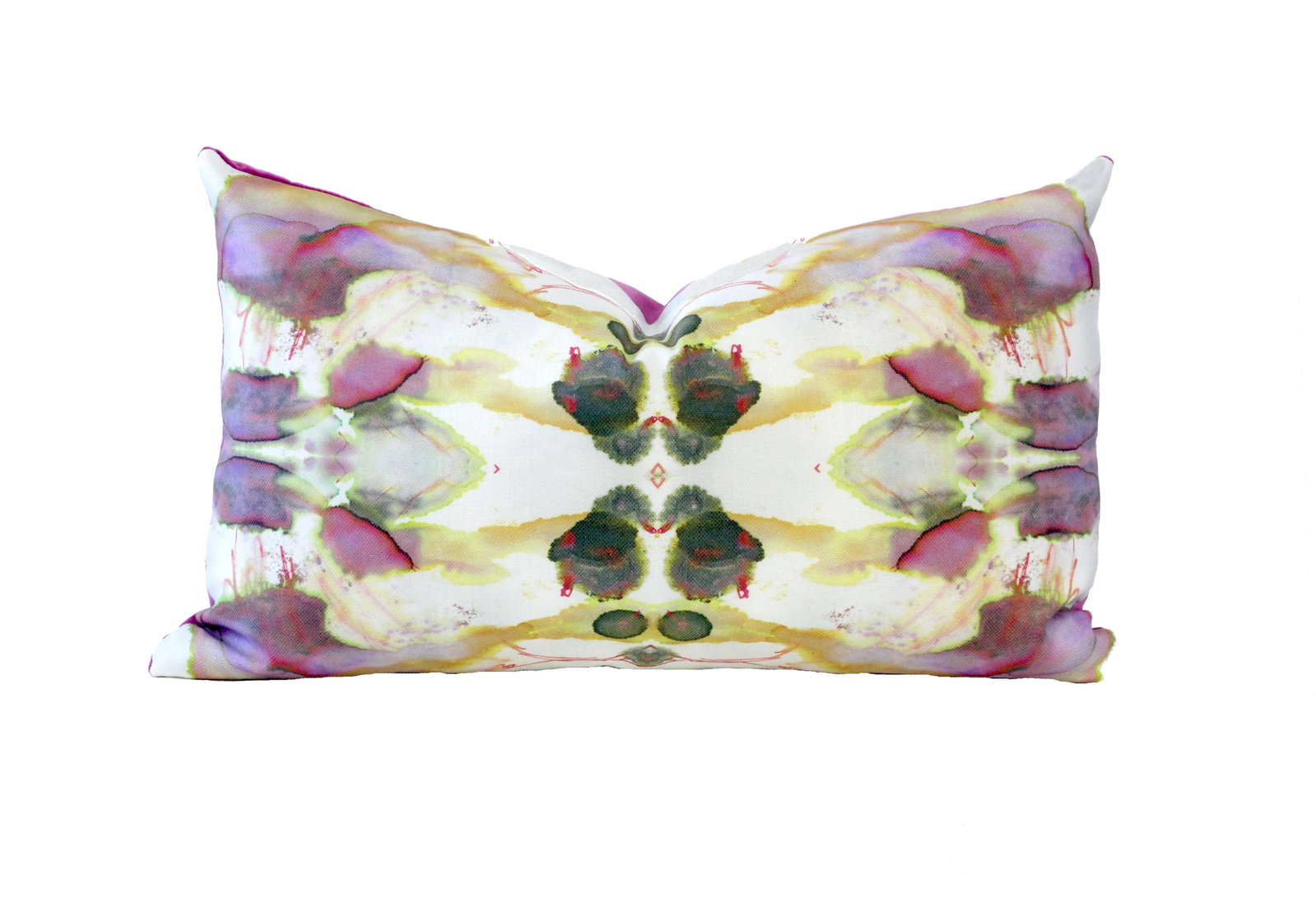 Designer Down Pink Lumbar Pillow - 3