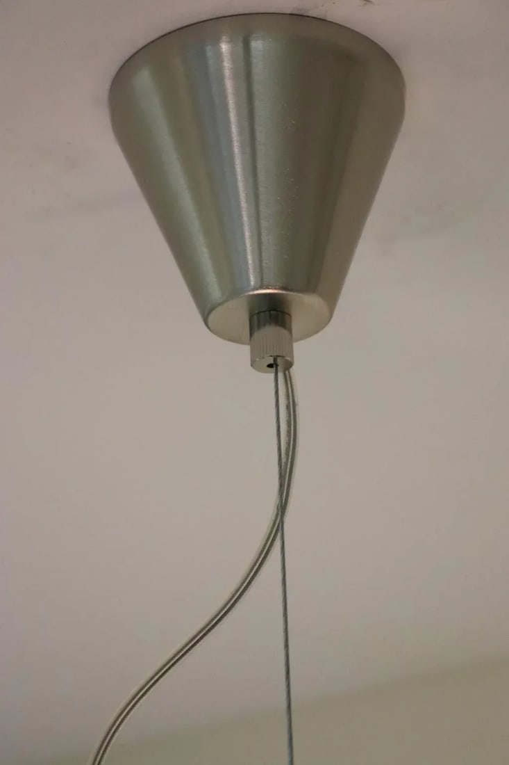 Itaca 1990s Modern Murano Luce Pendant Lamp Amber Glass - 11