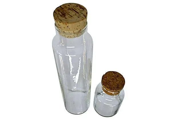 Clear Glass Canister - Pair - 2