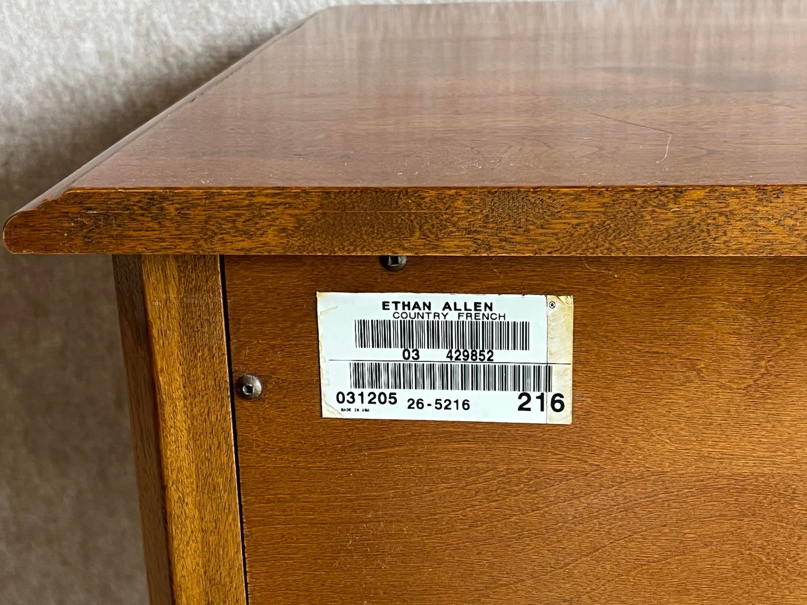Pair of Ethan Allen French Country Nightstands - 12