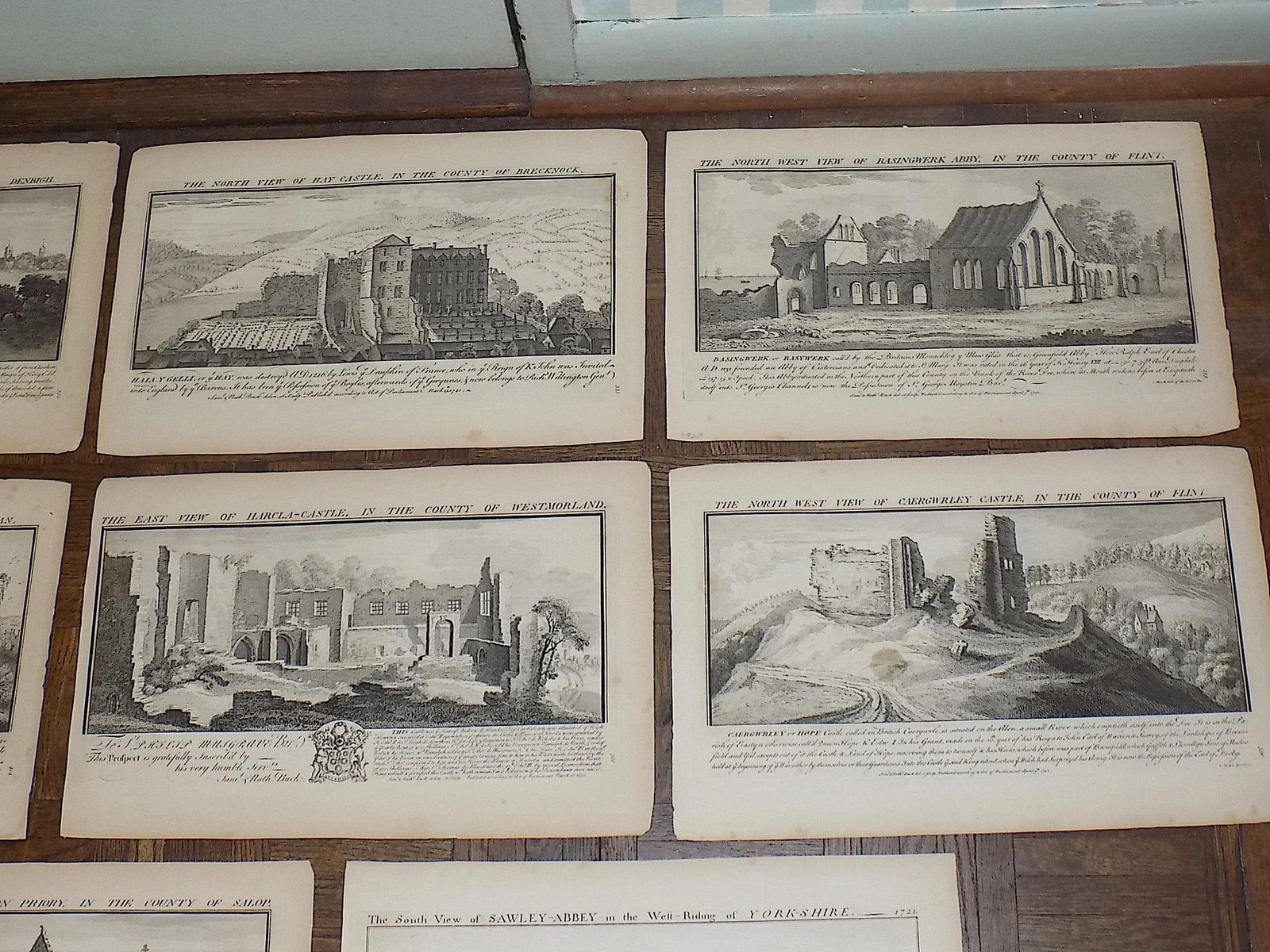 Authentic Antique 18th C. Bucks' Views of England Copperplate Engravings--Set of 11 - 3