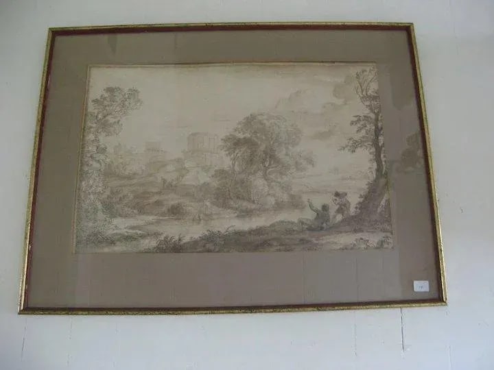 17th Century Landscape Ink Wash - 3