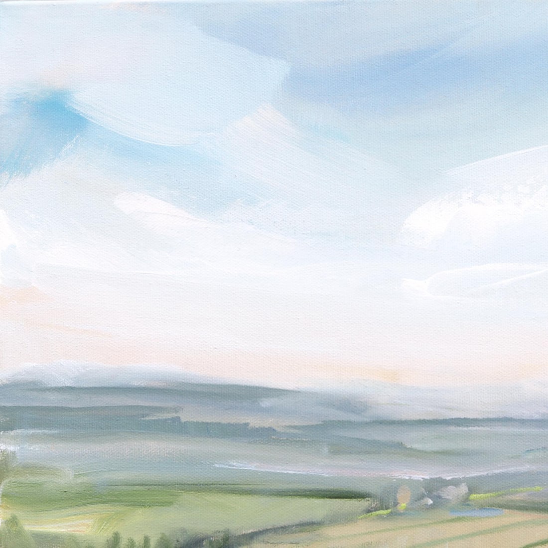 Miles Away - Rural Landscape Still Life Mixed Media Original Artwork by Jodi Miller - 2