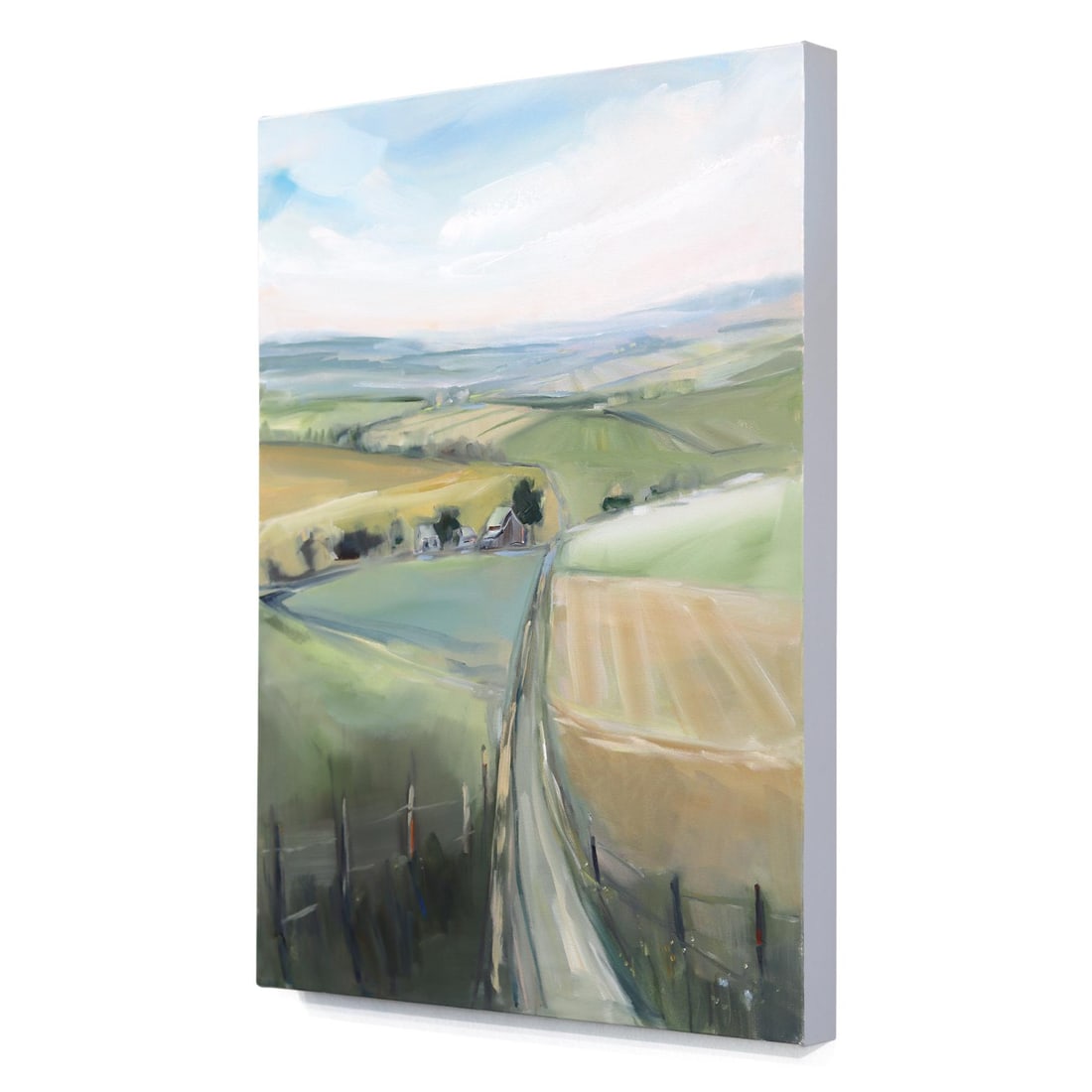 Miles Away - Rural Landscape Still Life Mixed Media Original Artwork by Jodi Miller - 6