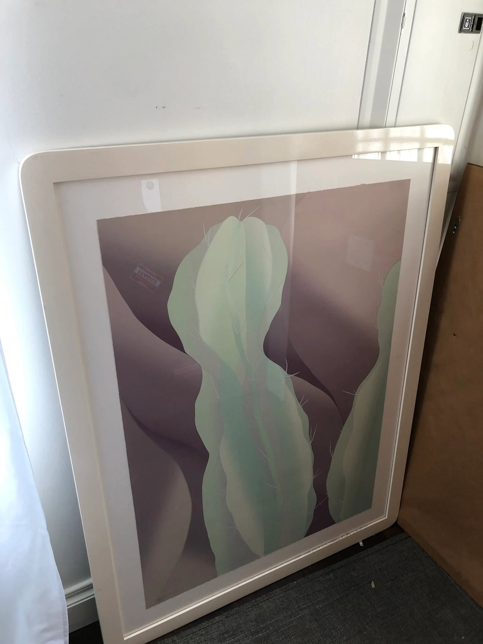 Mid Century Saguaro Cactus Art - 6