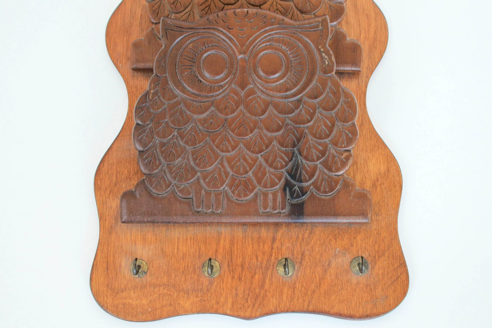 Vintage Wall Owl Letter & Key Holder - 4