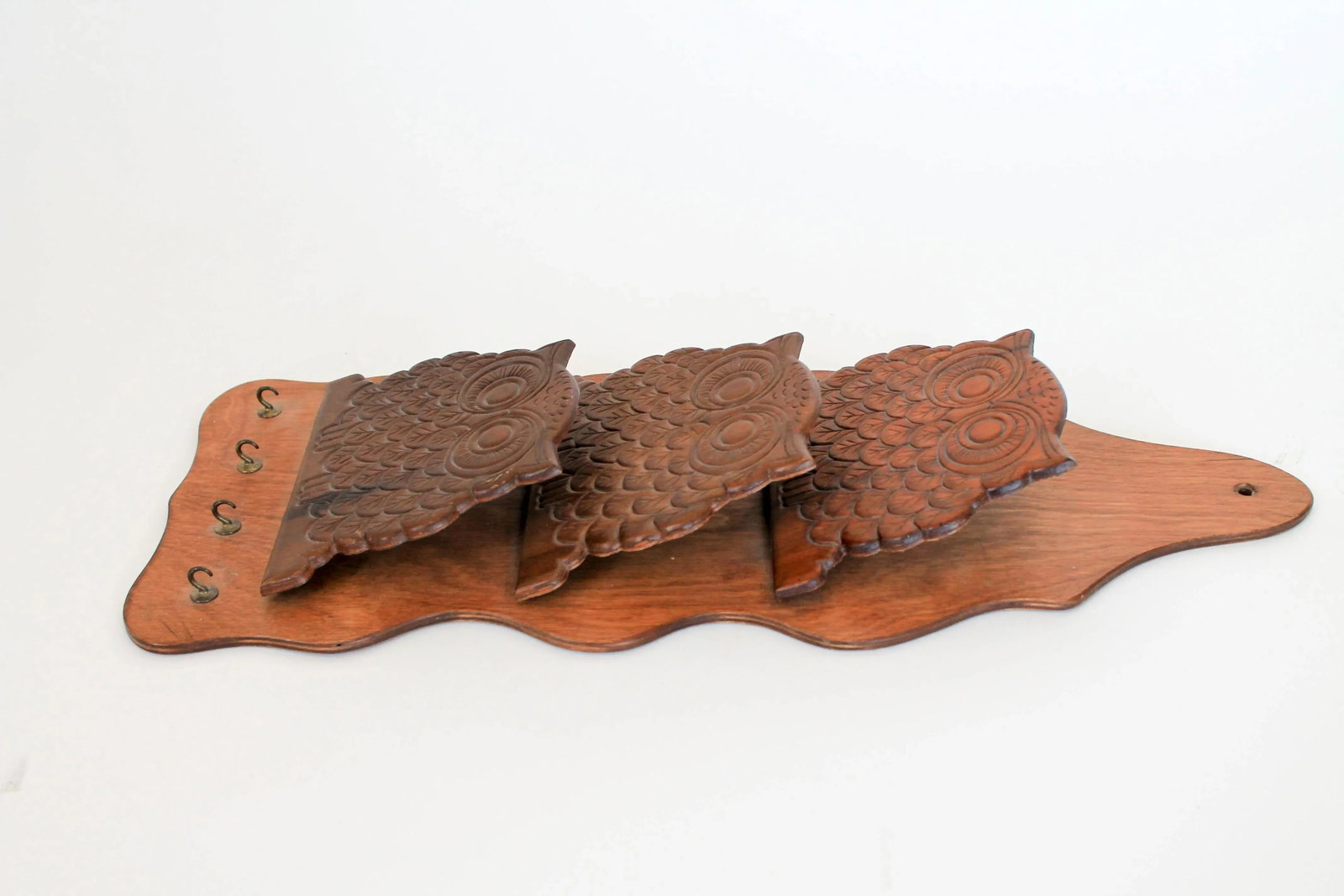 Vintage Wall Owl Letter & Key Holder - 5