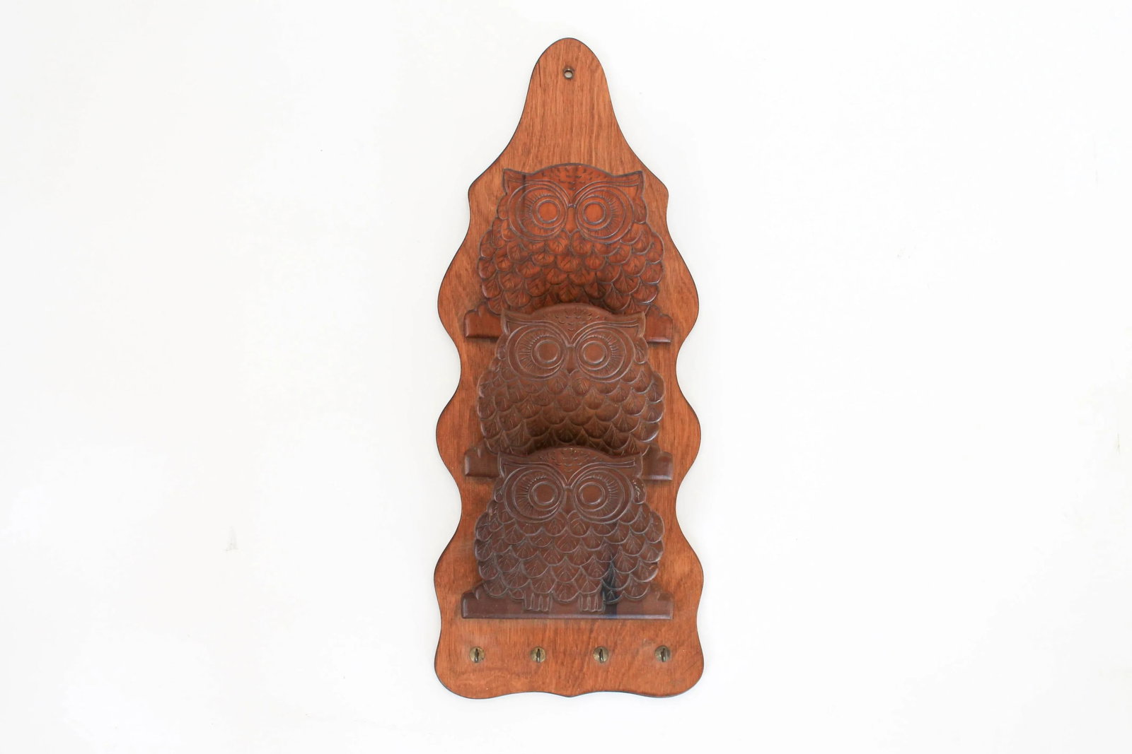 Vintage Wall Owl Letter & Key Holder - 7