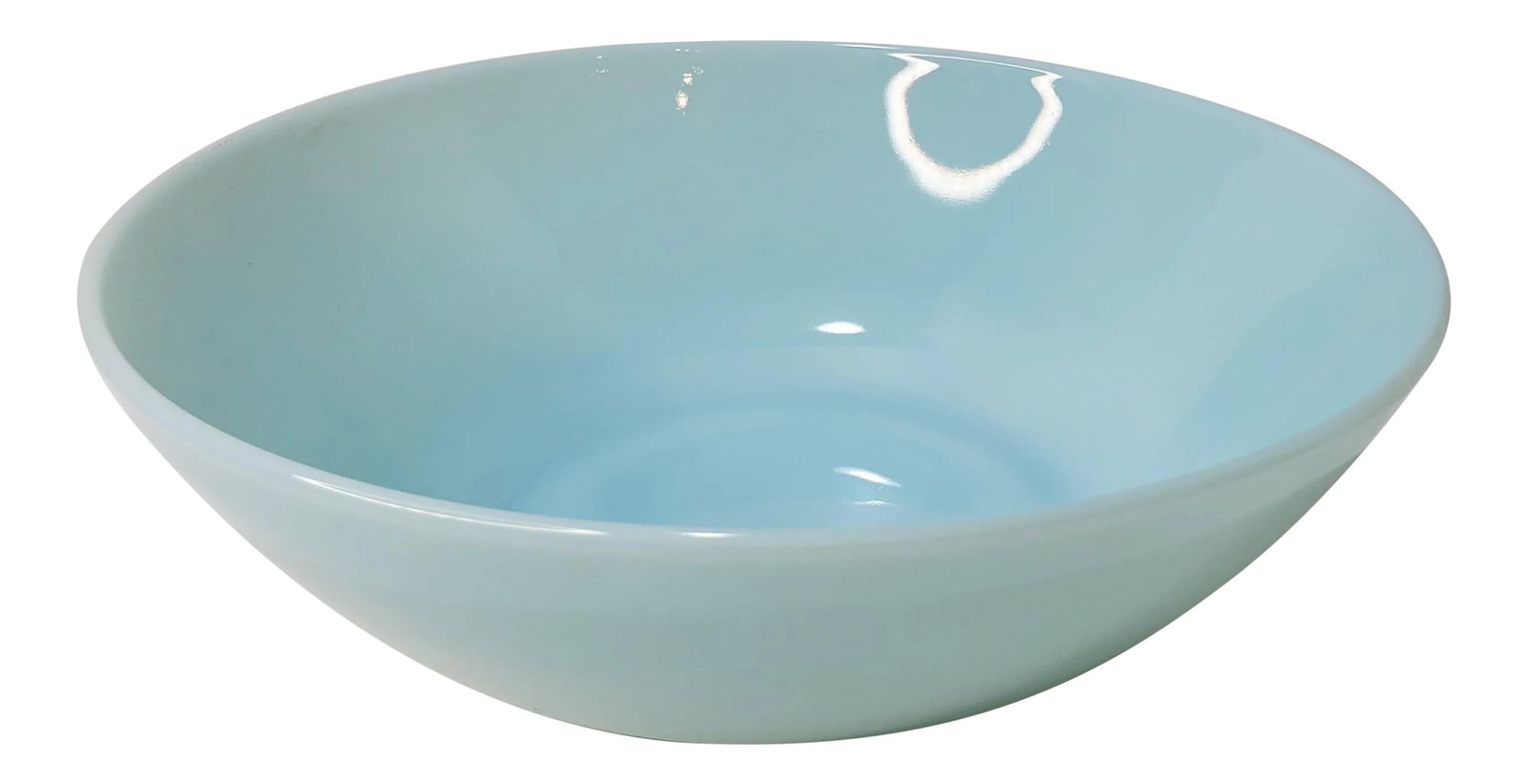 1956 Anchor Hocking Turquoise Blue Vegetable Bowl: Pattern: Turquoise Blue Color: Turquise Blue Manufacturer: Anchor Hocking Date Produced: 1956-1958 Shape: Condition: Alterations: Original Condition Unaltered Imperfections: Some Imperfections