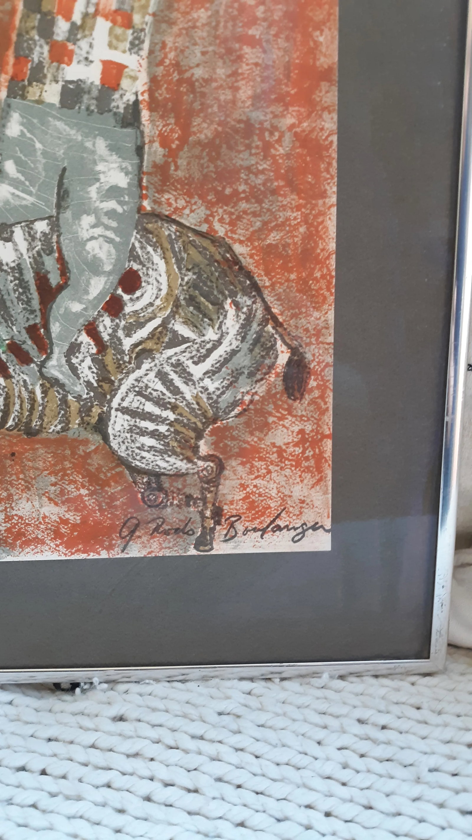 Late 20th Century Figurative Lithograph After Graciela Rodo Boulanger, Framed - 2