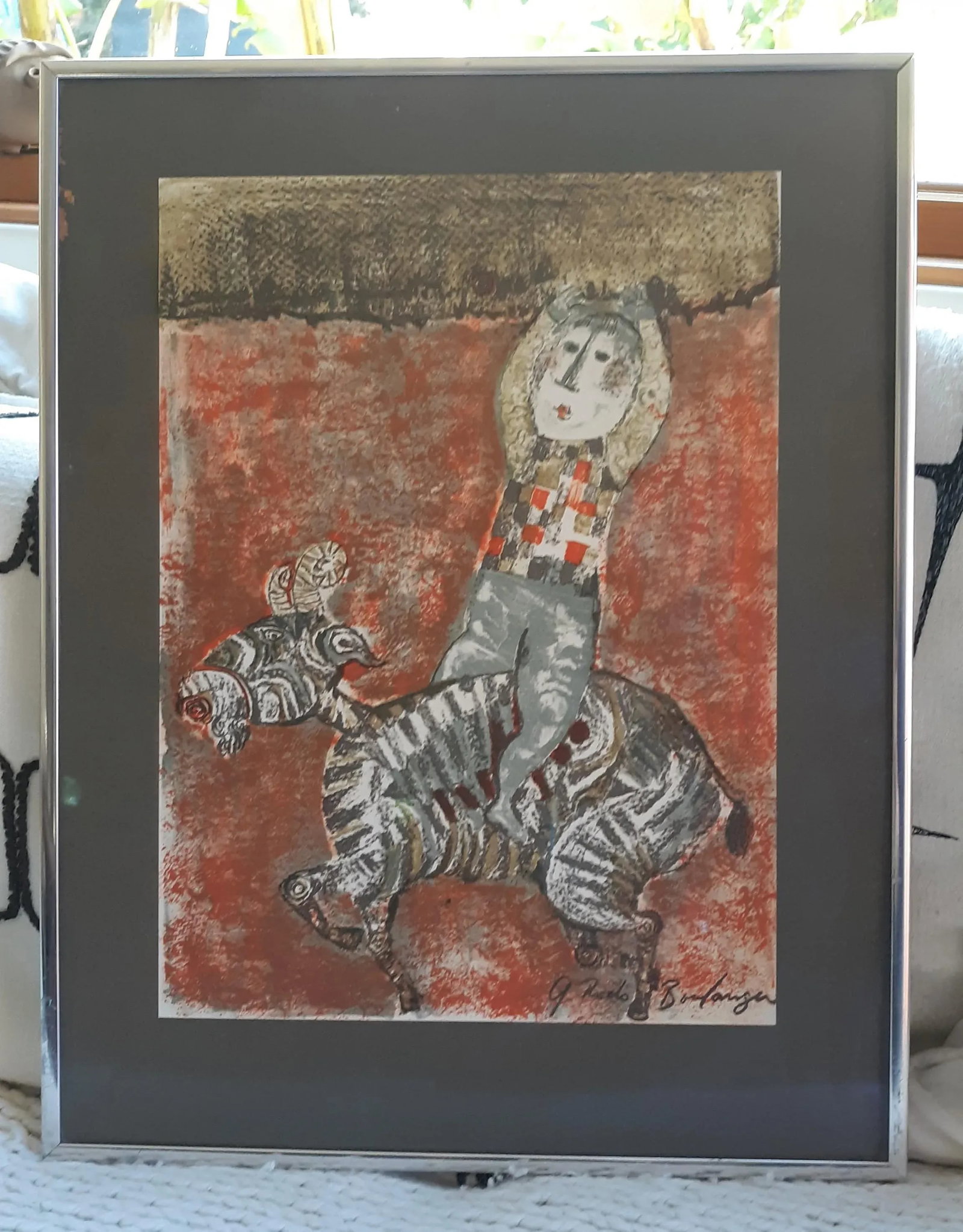Late 20th Century Figurative Lithograph After Graciela Rodo Boulanger, Framed - 7