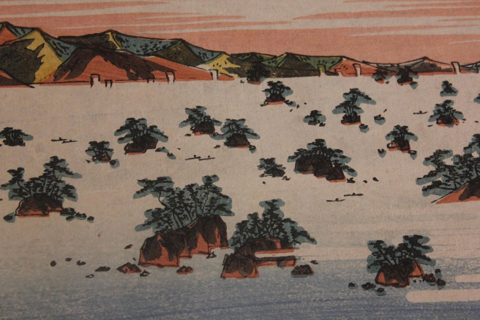 Utagawa Hiroshige (Ando Hiroshige) Edo Landscape Japanese Woodblock Print 1850's - 5