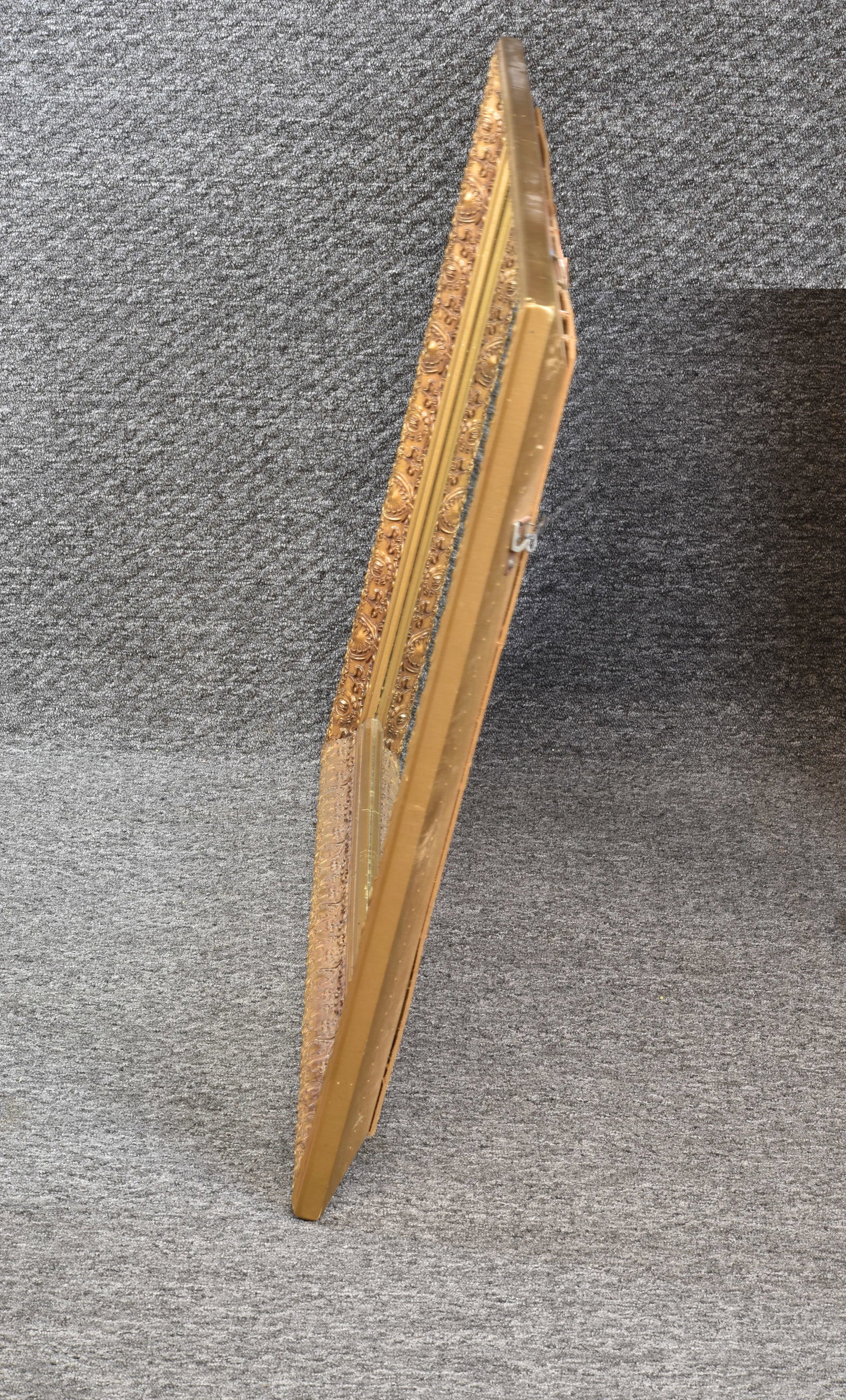 French Gilt Wood Framed Wall Mirror - 3