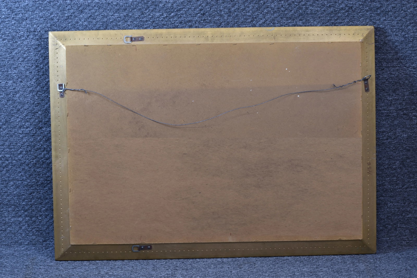 French Gilt Wood Framed Wall Mirror - 5