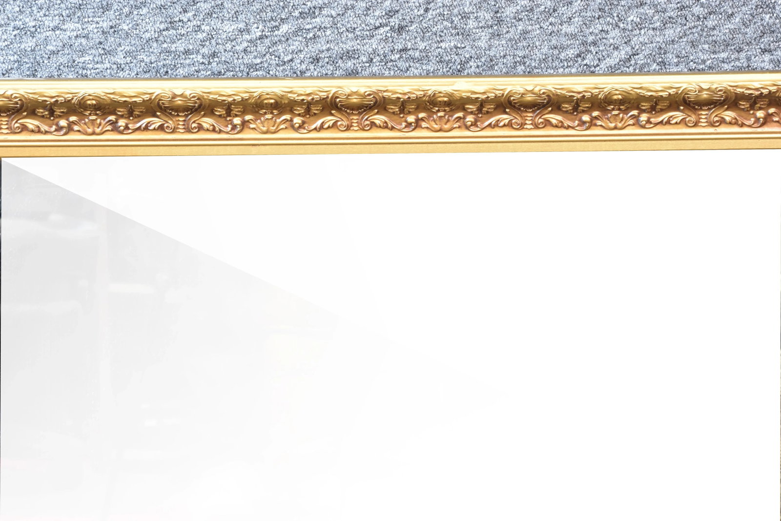 French Gilt Wood Framed Wall Mirror - 6