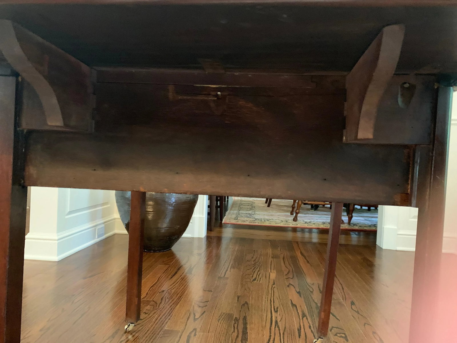 1820s Vintage George III Mahogany Inlaid Architect's Table - 11