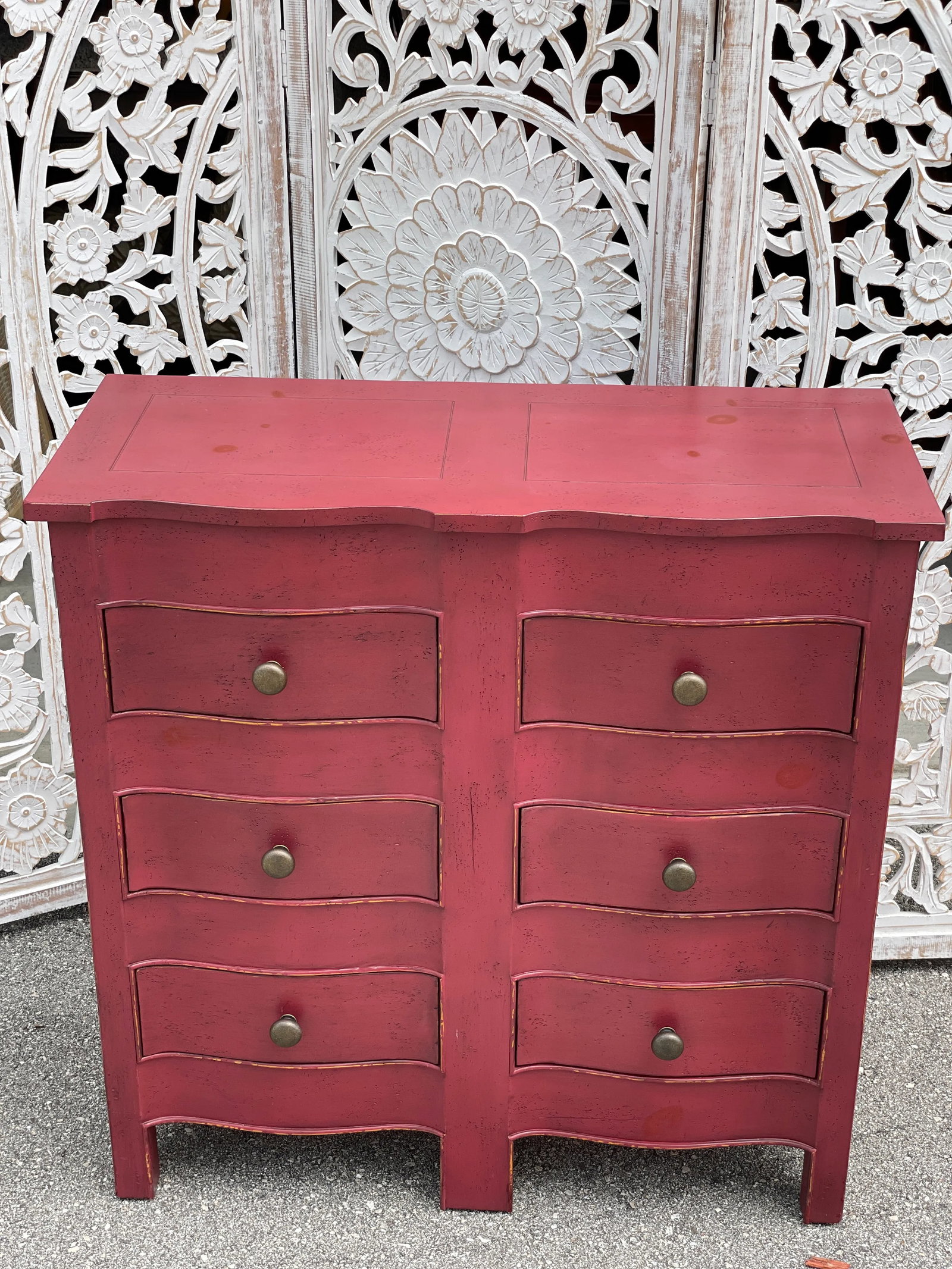 Baker Furniture Milling Road Red Accent Cabinet - 11