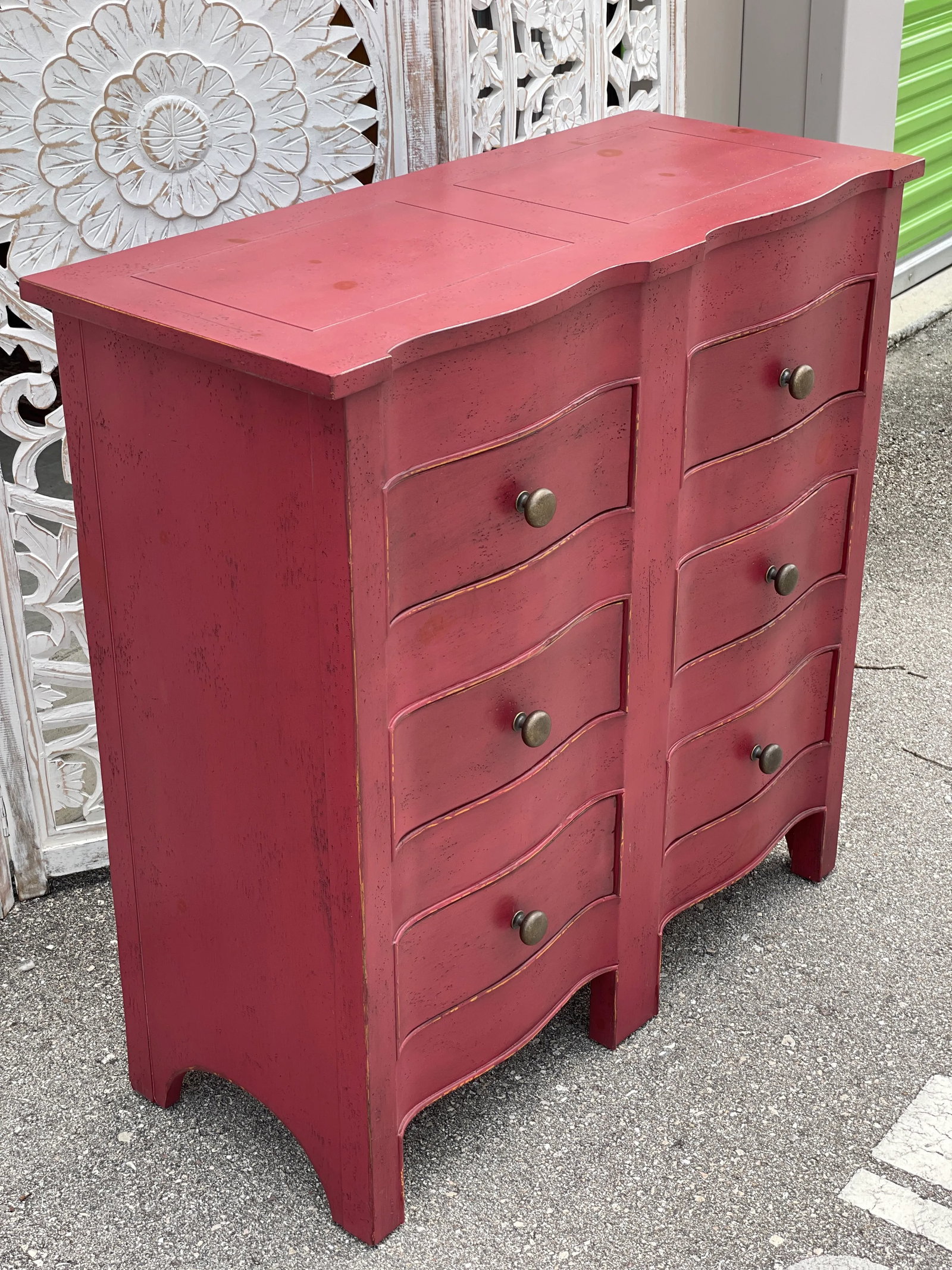 Baker Furniture Milling Road Red Accent Cabinet - 4