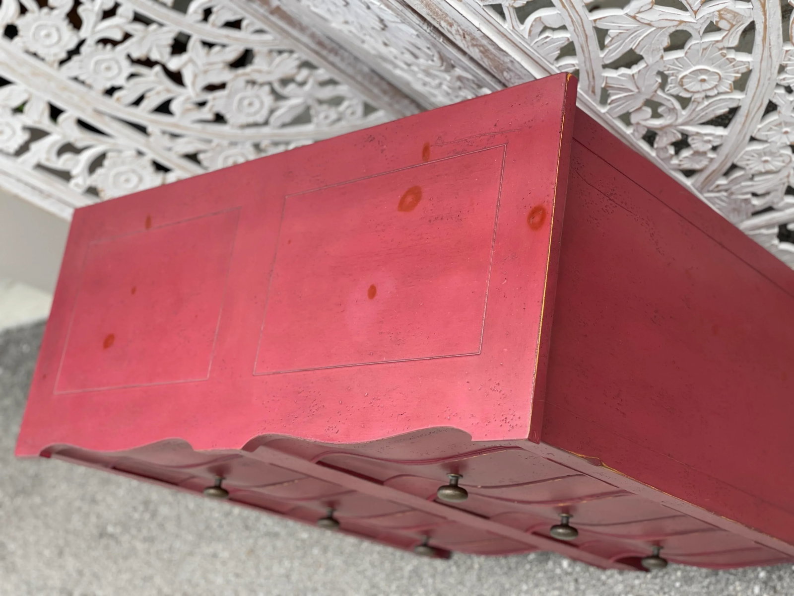 Baker Furniture Milling Road Red Accent Cabinet - 6