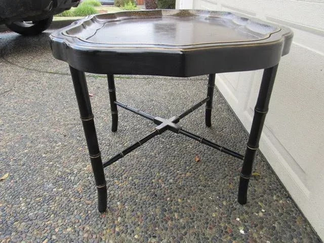 1850's Paper Mache Tray Table - 4