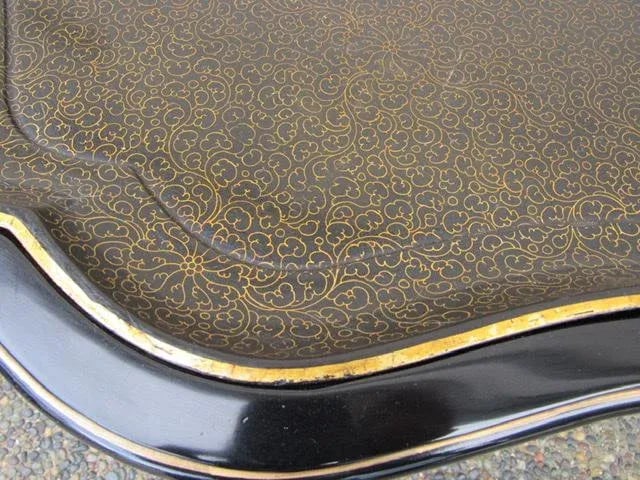 1850's Paper Mache Tray Table - 9